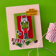 Hero Arts - A Little Nuts Stamp & Cut Set from the Crackin' Christmas Collection