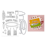Hero Arts - Santa Fuel Stamp & Cut Set from the Yule Fuel Collection