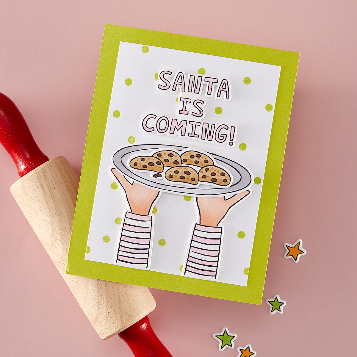 Hero Arts - Santa Fuel Stamp & Cut Set from the Yule Fuel Collection