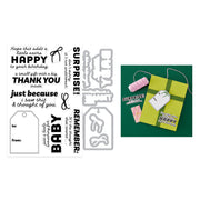 Hero Arts - Just Because Stamp & Cut Set from the Best Gift Ever Collection