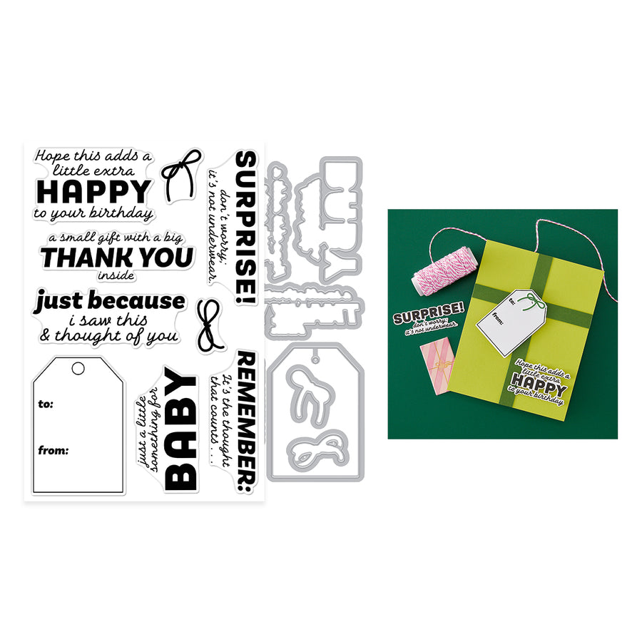 Hero Arts - Just Because Stamp & Cut Set from the Best Gift Ever Collection