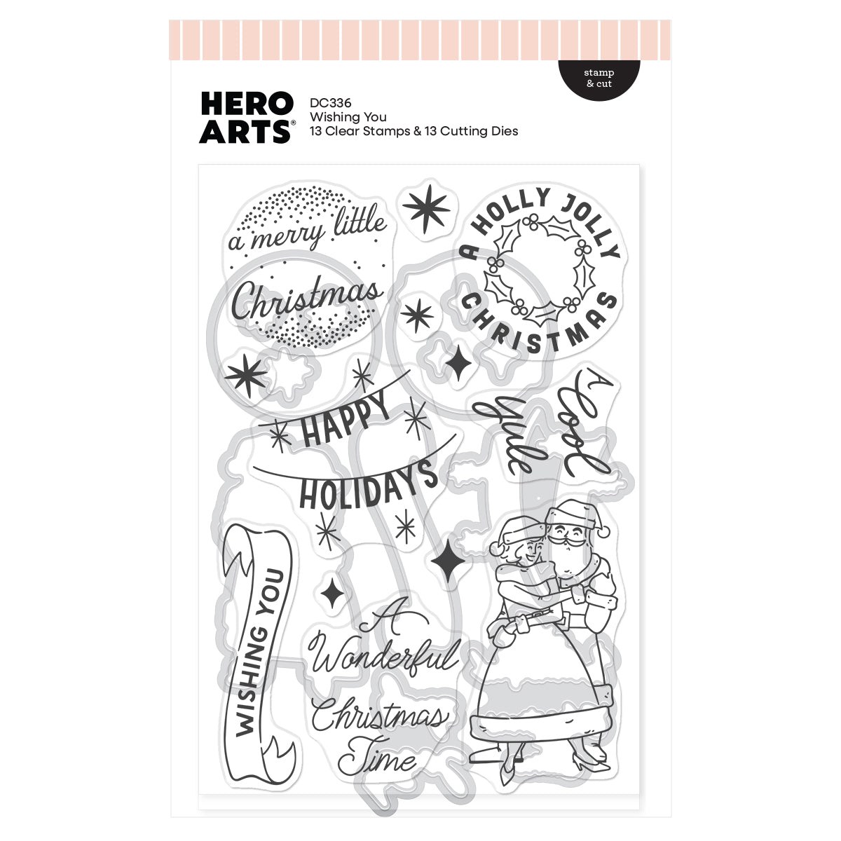 Hero Arts - Wishing You Stamp & Cut