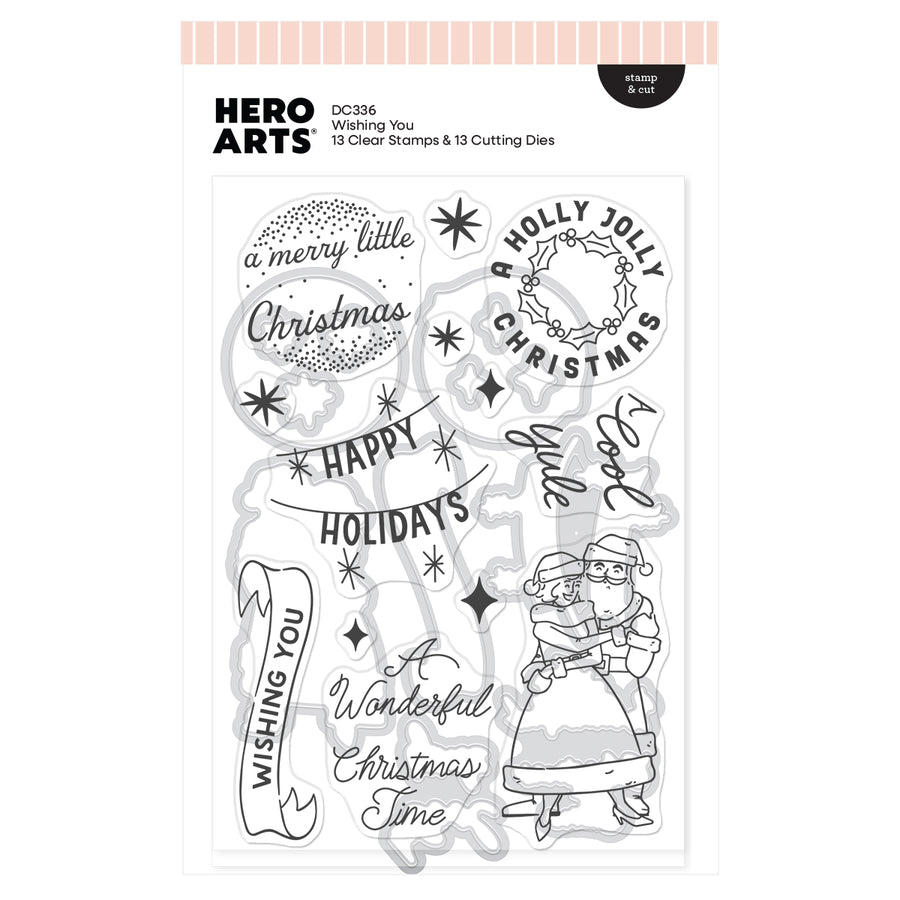 Hero Arts - Wishing You Stamp & Cut