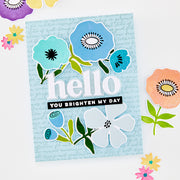 Hero Arts - Abstract Floral Clear Stamp Set