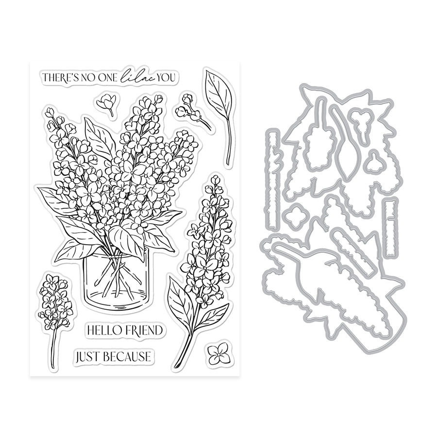 Hero Arts - No One Lilac You Stamp & Cut Set
