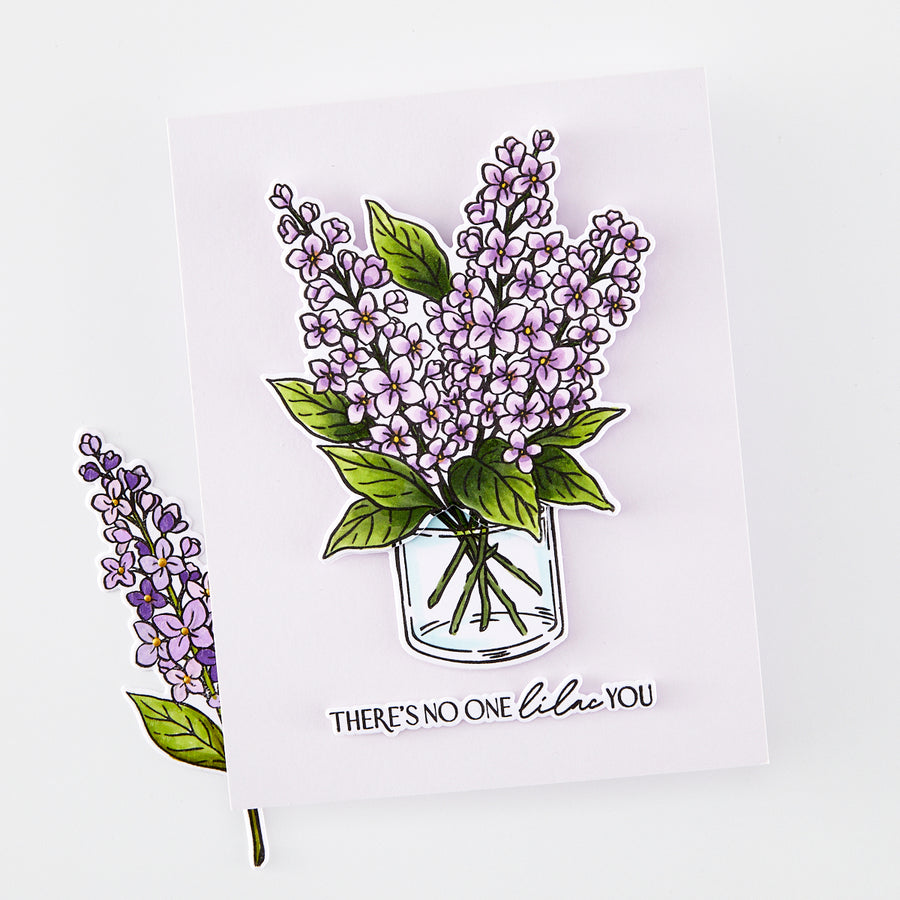 Hero Arts - No One Lilac You Stamp & Cut Set