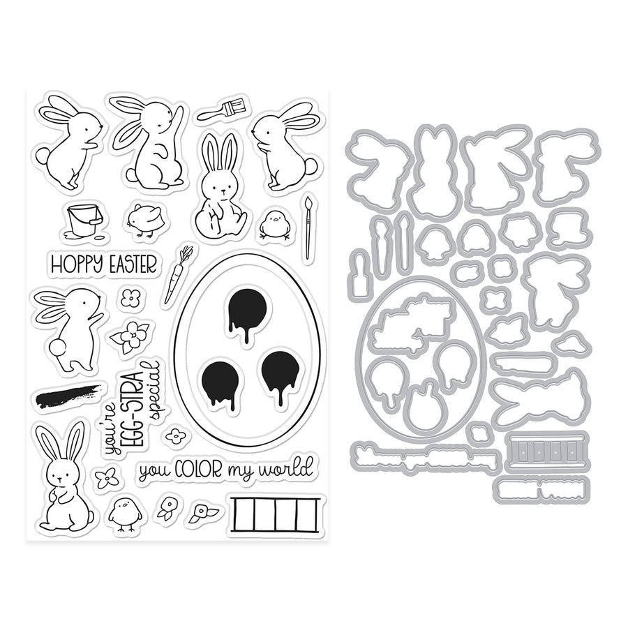 Hero Arts - Color My World Stamp & Cut Set