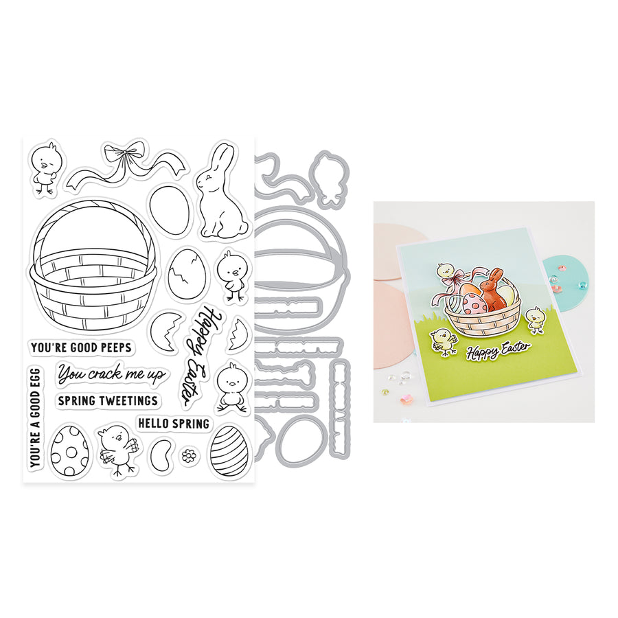 Hero Arts - Spring Tweetings Stamp & Cut Set