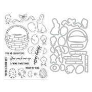 Hero Arts - Spring Tweetings Stamp & Cut Set