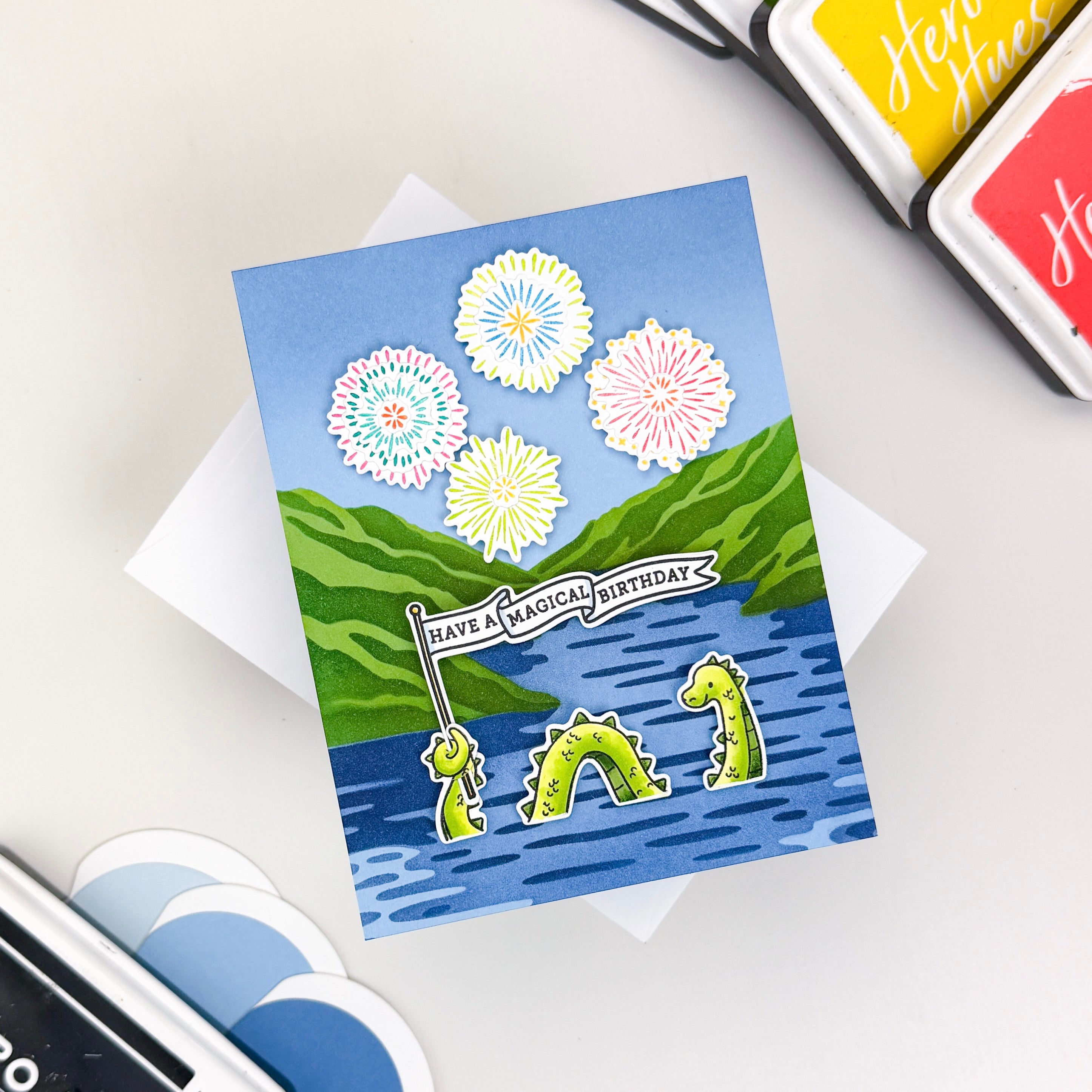 Hero Arts - Unbelievably Awesome Banners Stamp & Cut