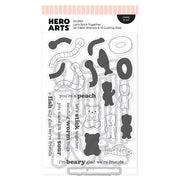 Hero Arts - Let's Stick Together Stamp & Cut by Hero Arts + Carly Tee