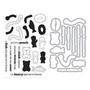 Hero Arts - Let's Stick Together Stamp & Cut by Hero Arts + Carly Tee
