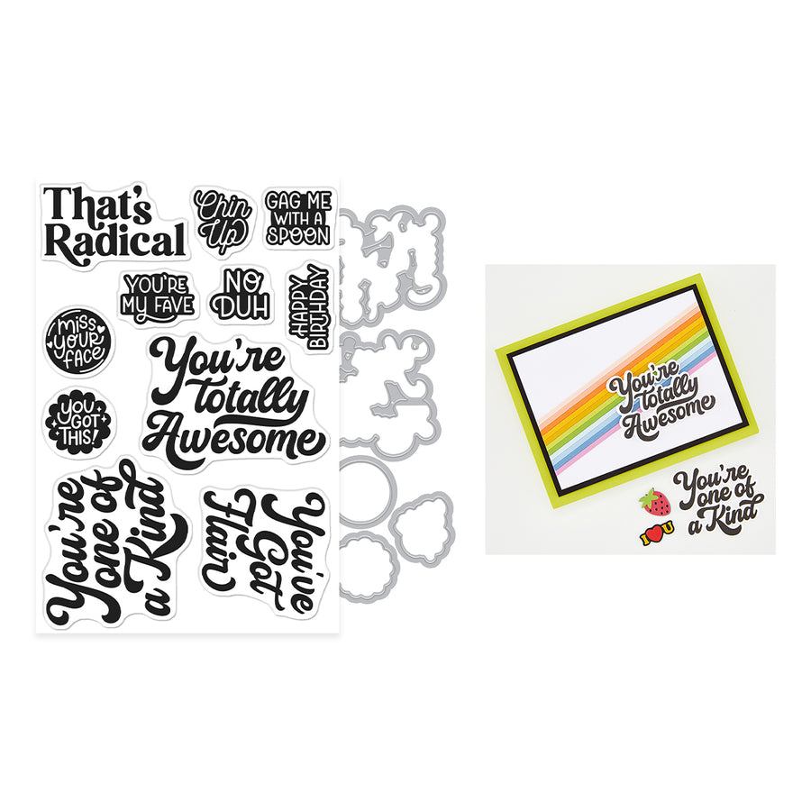 Hero Arts - Totally Awesome Stamp & Cut