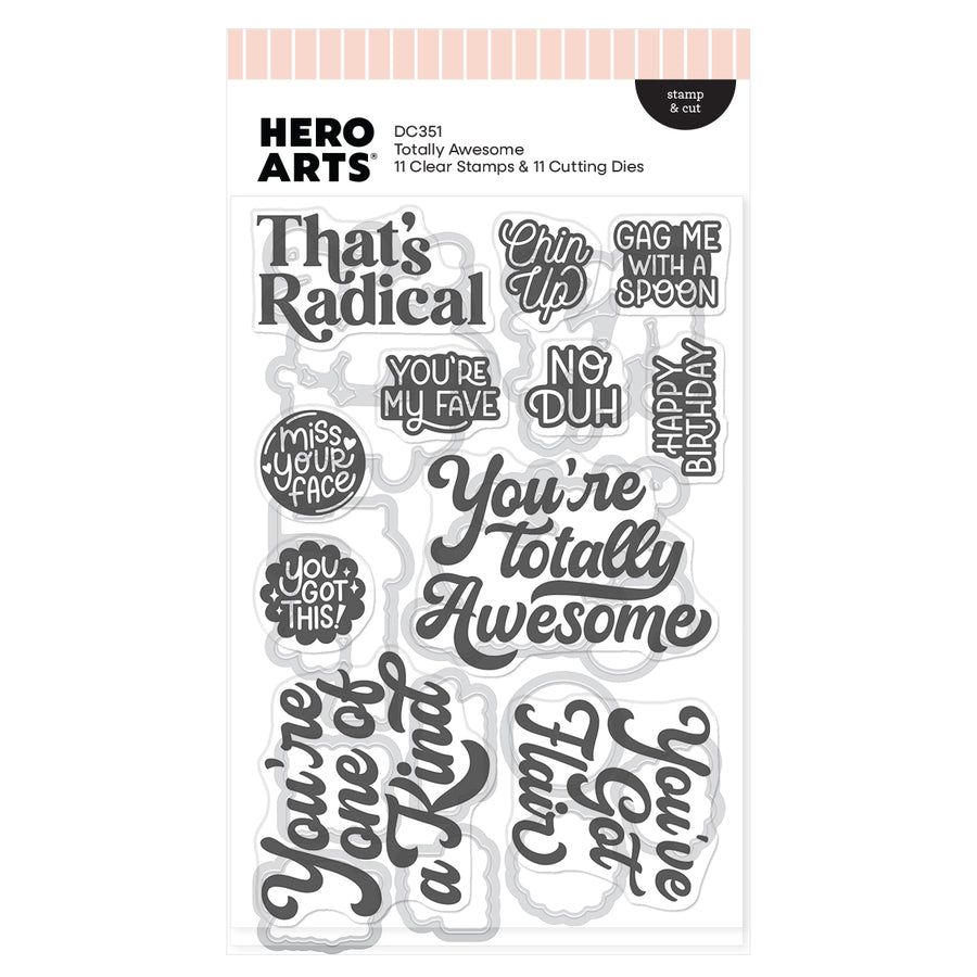 Hero Arts - Totally Awesome Stamp & Cut