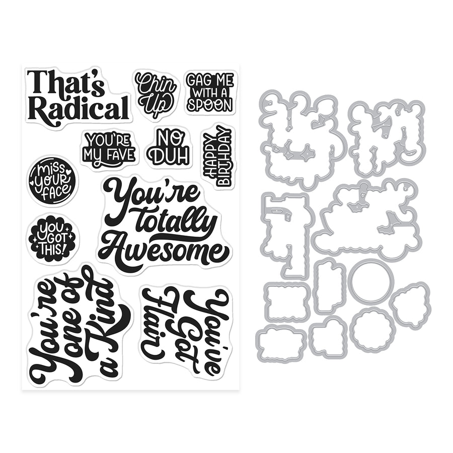 Hero Arts - Totally Awesome Stamp & Cut