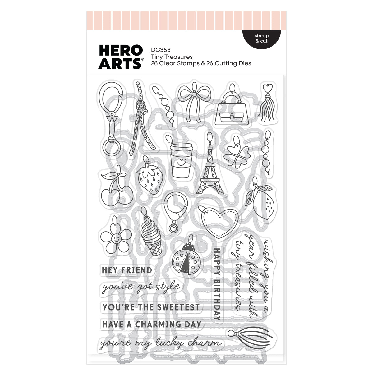 Hero Arts - Tiny Treasures Stamp & Cut
