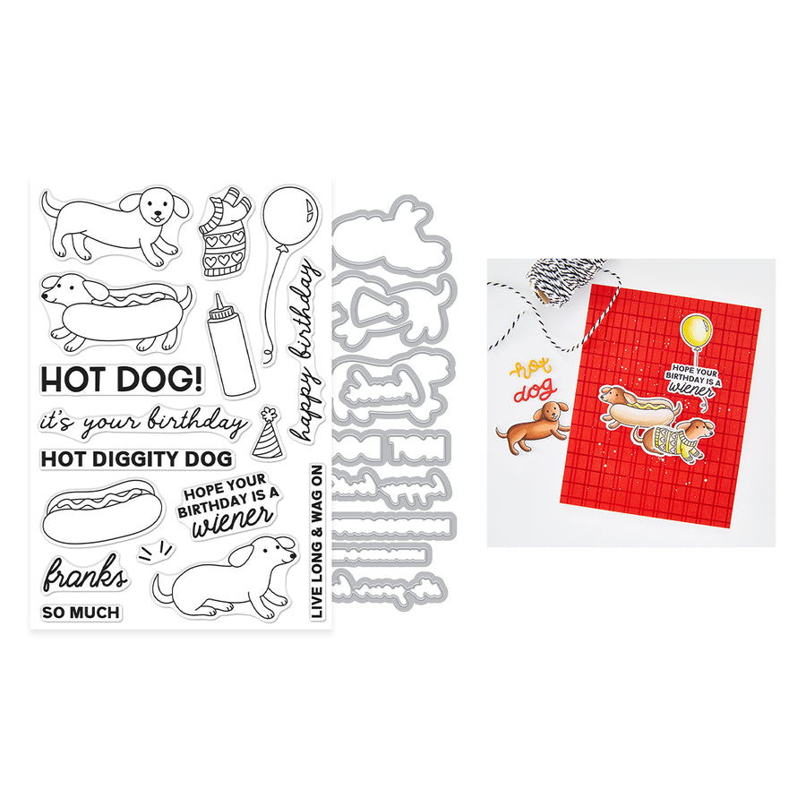 Hero Arts - Hot Dog Stamp & Cut