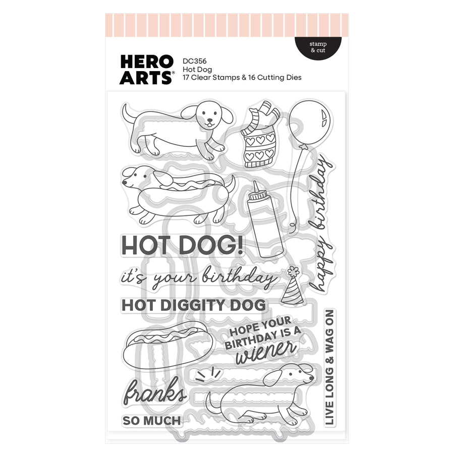 Hero Arts - Hot Dog Stamp & Cut