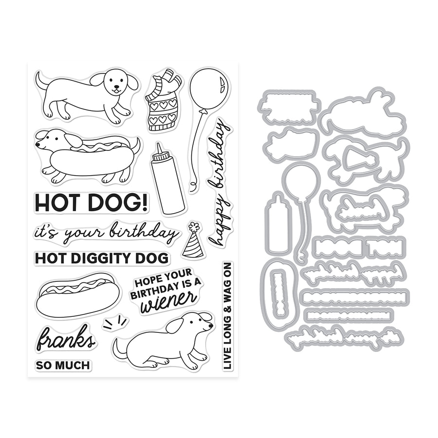 Hero Arts - Hot Dog Stamp & Cut