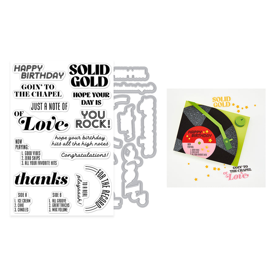 Hero Arts - Solid Gold Stamp & Cut