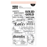 Hero Arts - Solid Gold Stamp & Cut