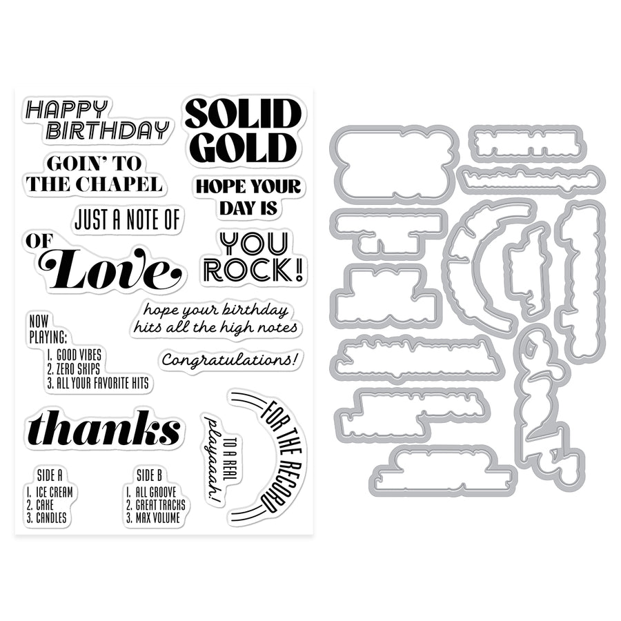 Hero Arts - Solid Gold Stamp & Cut