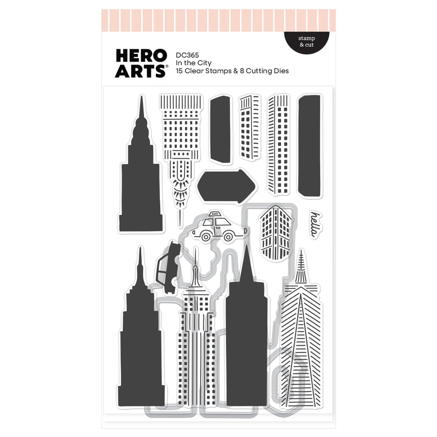 Hero Arts - In the City Stamp & Cut Set