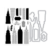 Hero Arts - In the City Stamp & Cut Set