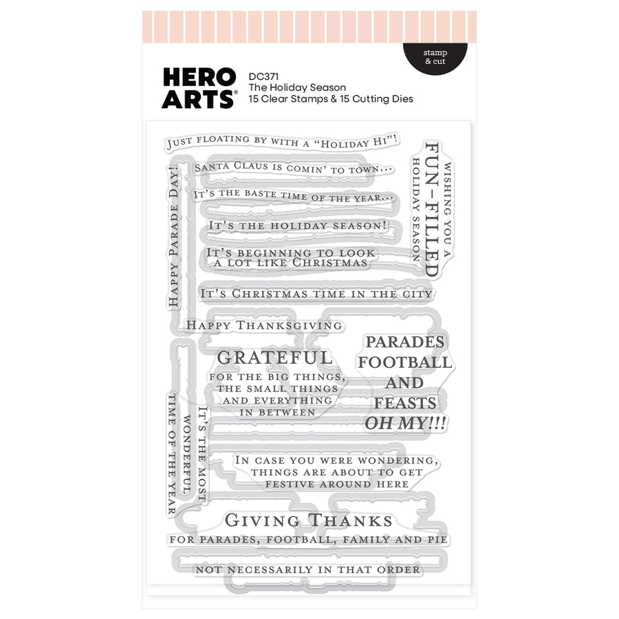 Hero Arts - The Holiday Season Stamp & Cut