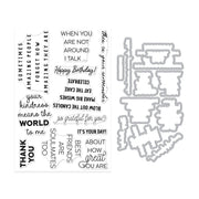 Hero Arts - Say It Inside & Out Stamp & Cut