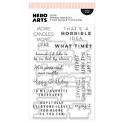 Hero Arts - Say It With Style Stamp & Cut Bundle
