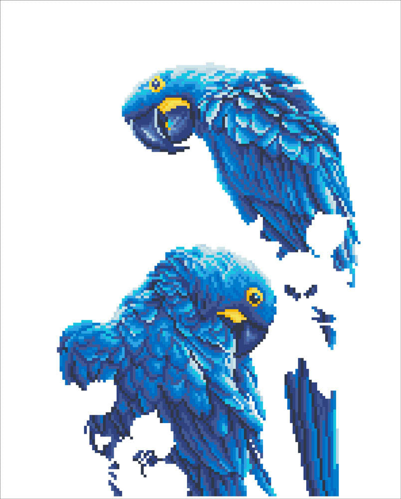 Diamond Dotz - Blue Parrots