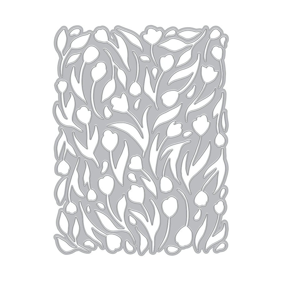 Hero Arts - Tulip Pattern Cover Plate DIe