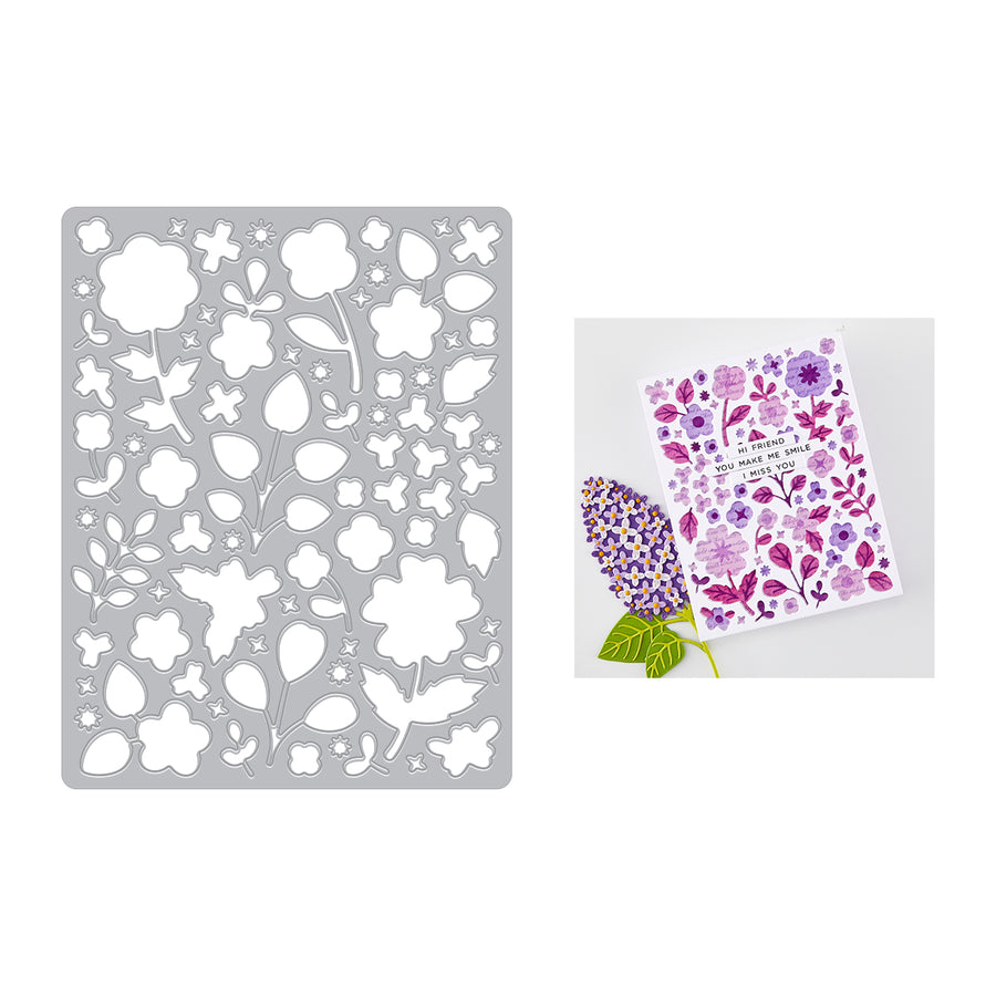 Hero Arts - Meadow Blooms Cover Plate Die