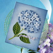 Hero Arts - Layered Hydrangea Etched Dies from the Seaside Blooms Collection