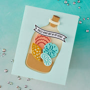 Hero Arts - Message in a Bottle Etched Dies from the Summer by The Shore Collection