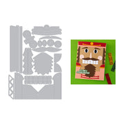 Hero Arts - Big Mouth Nutcracker Etched Dies from the Crackin' Christmas Collection