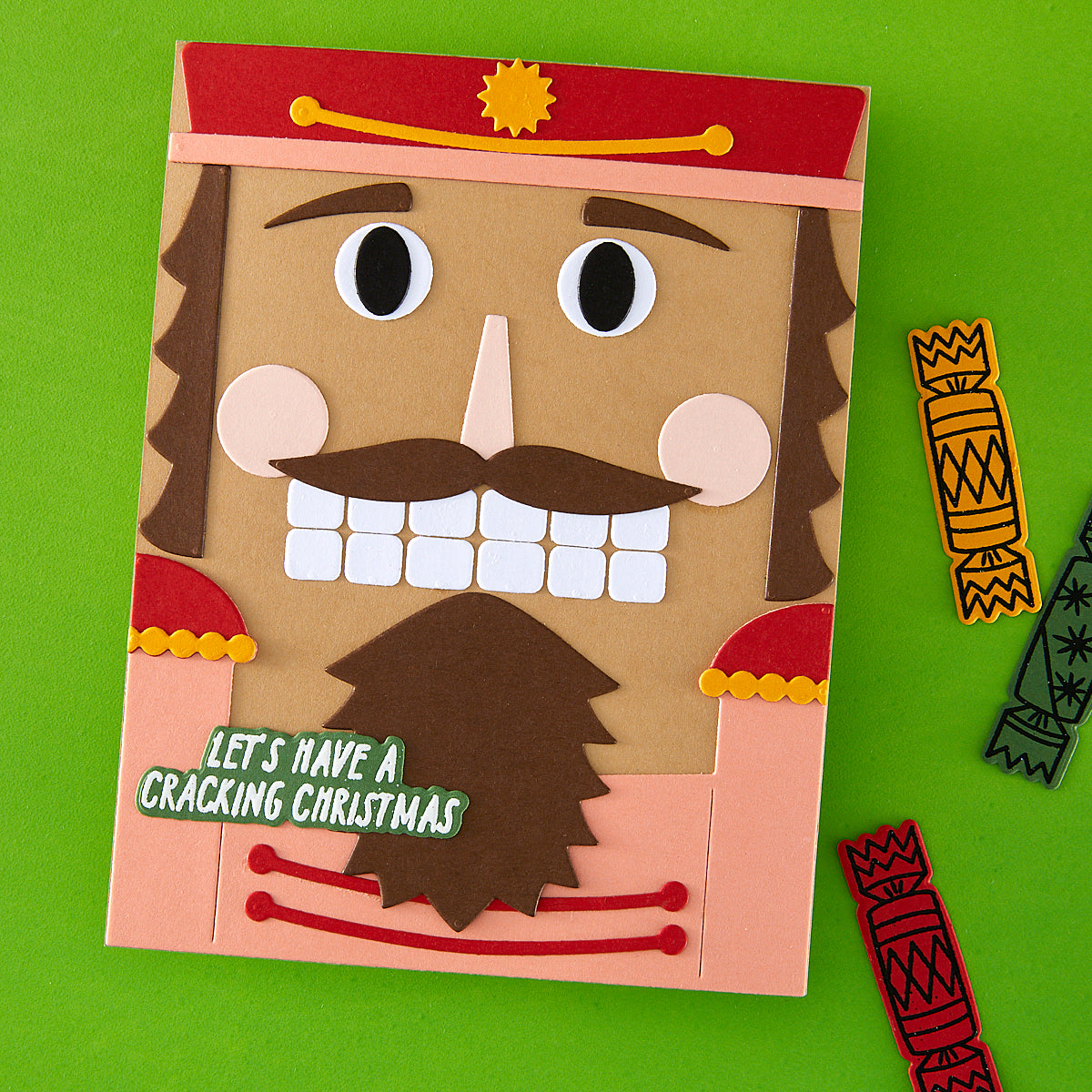 Hero Arts - Big Mouth Nutcracker Etched Dies from the Crackin' Christmas Collection