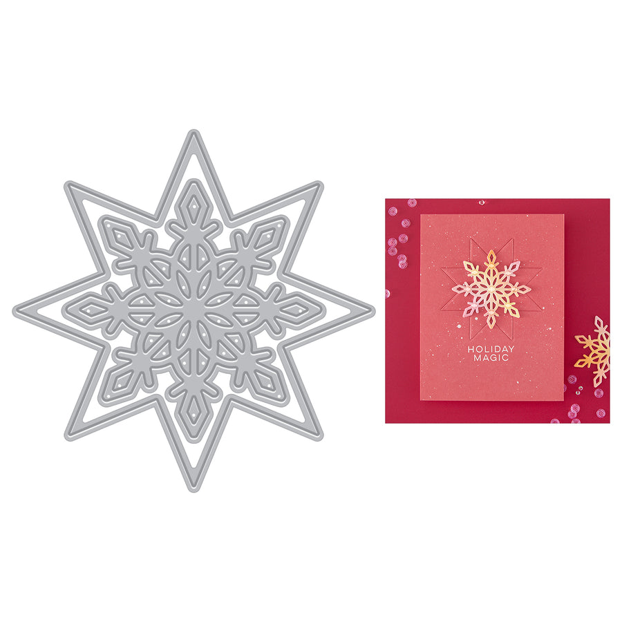 Hero Arts - Snowflake Star Etched Dies from the Very Merry Collection