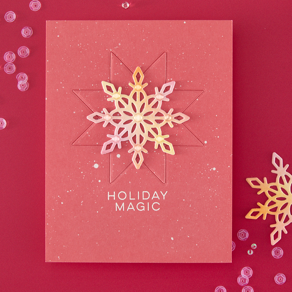 Hero Arts - Snowflake Star Etched Dies from the Very Merry Collection