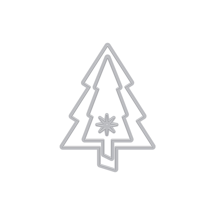 Hero Arts - Festive Tree Die Etched Dies from the Very Merry Collection