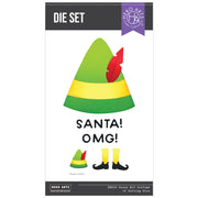 Hero Arts - Sassy Elf Costume Etched Dies from the Yule Fuel Collection