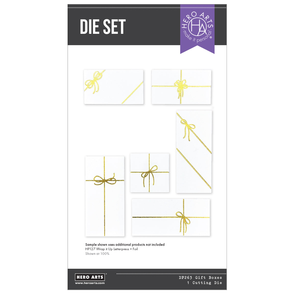 Hero Arts - Gift Boxes Die Set from the Best Gift Ever Collection