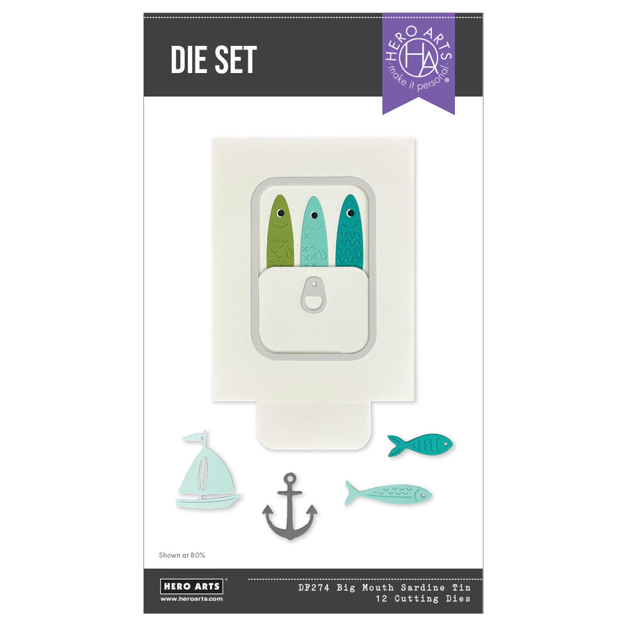 Hero Arts - Big Mouth Sardine Die Set