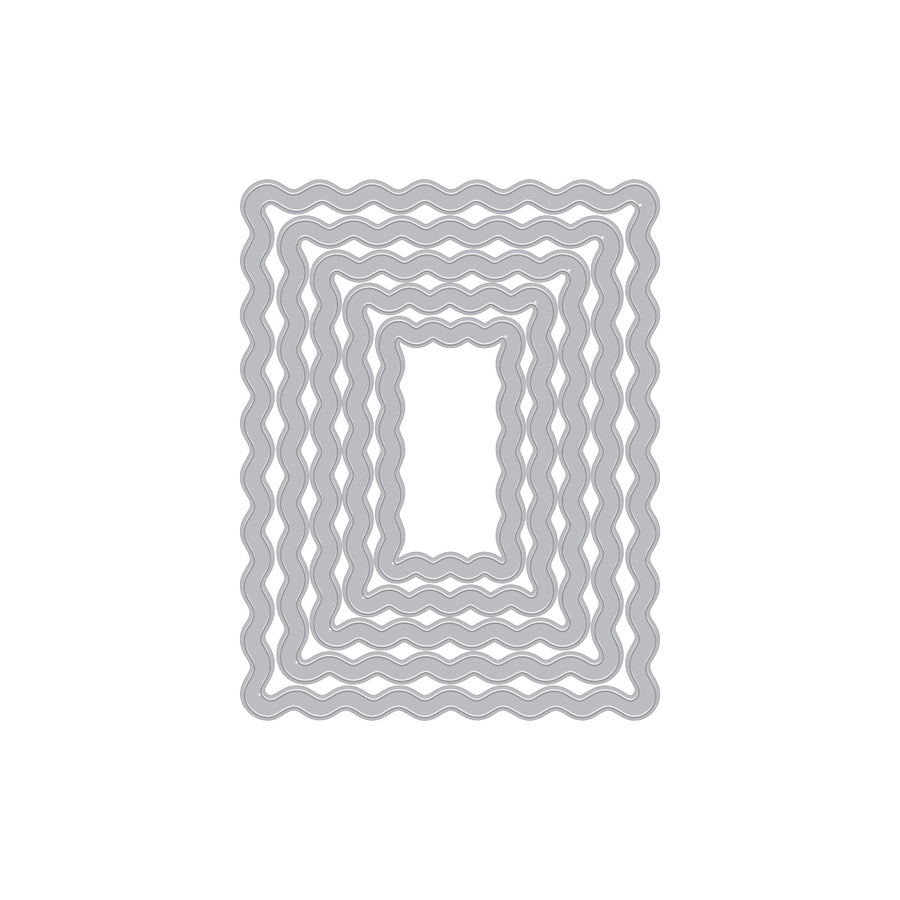 Hero Arts - Squiggly Rectangle Frames Die Set