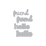 Hero Arts - Hello Friend Die Set
