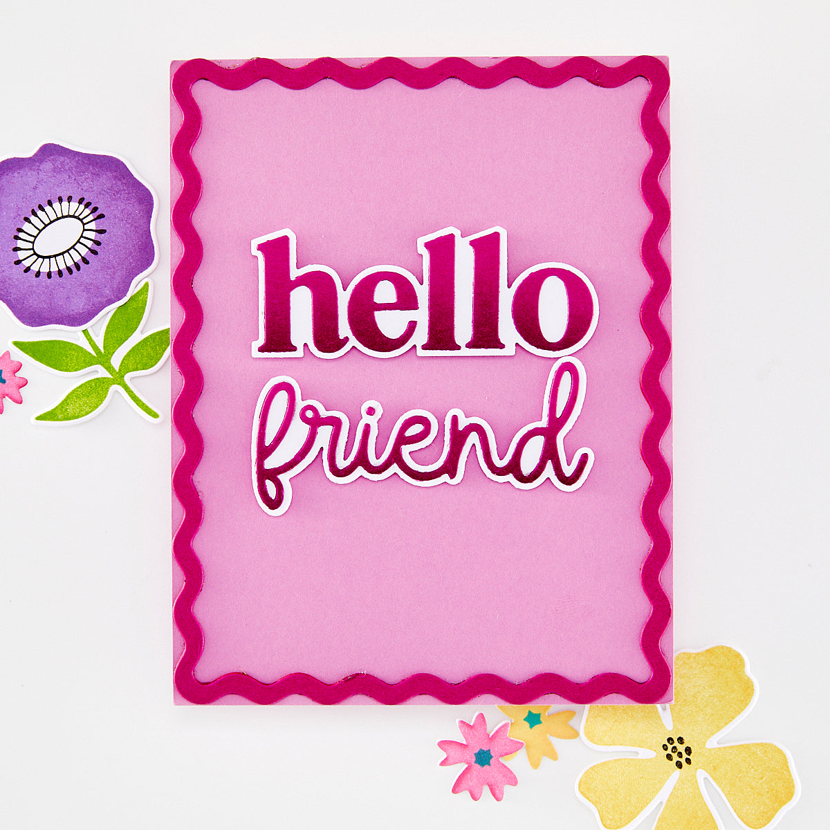 Hero Arts - Hello Friend Die Set