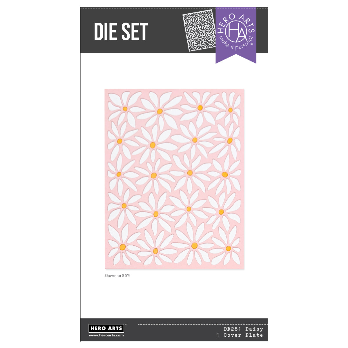 Hero Arts - Daisy Cover Plate Die