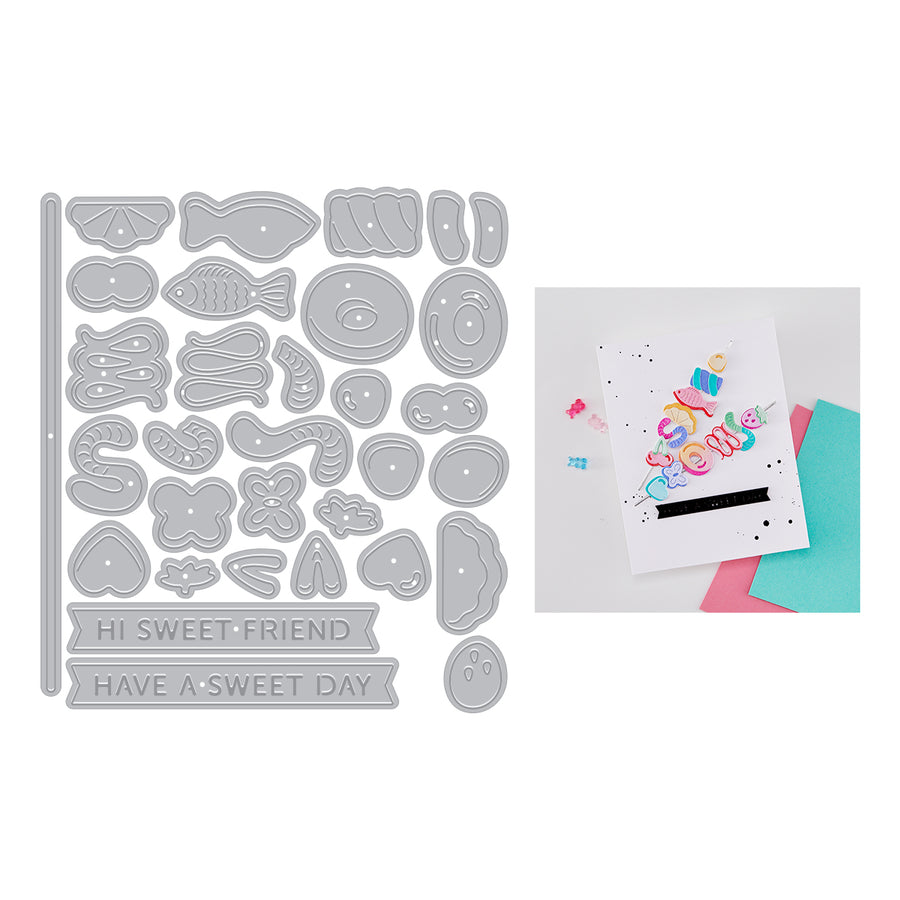 Hero Arts - Candy Kebob Die Set by Hero Arts + Carly Tee