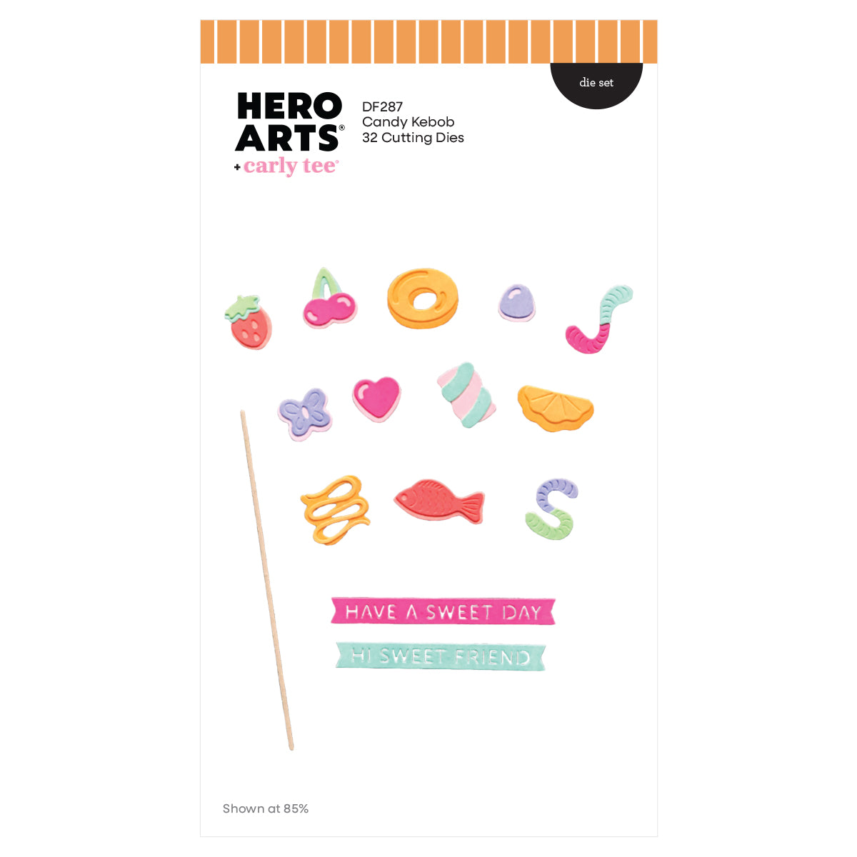 Hero Arts - Candy Kebob Die Set by Hero Arts + Carly Tee